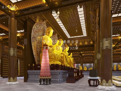 寺庙大雄宝殿装修设计施工