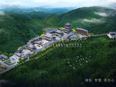 长福禅寺仿唐建筑规划设计