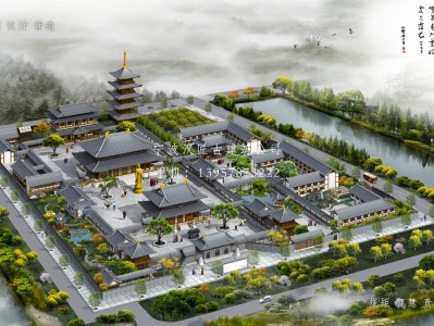 寺庙建筑总体规划方案